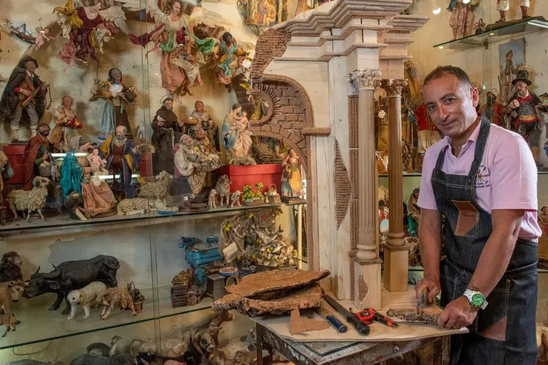 Via San Gregorio Armeno (Bottega Ferrigno), Neapel
