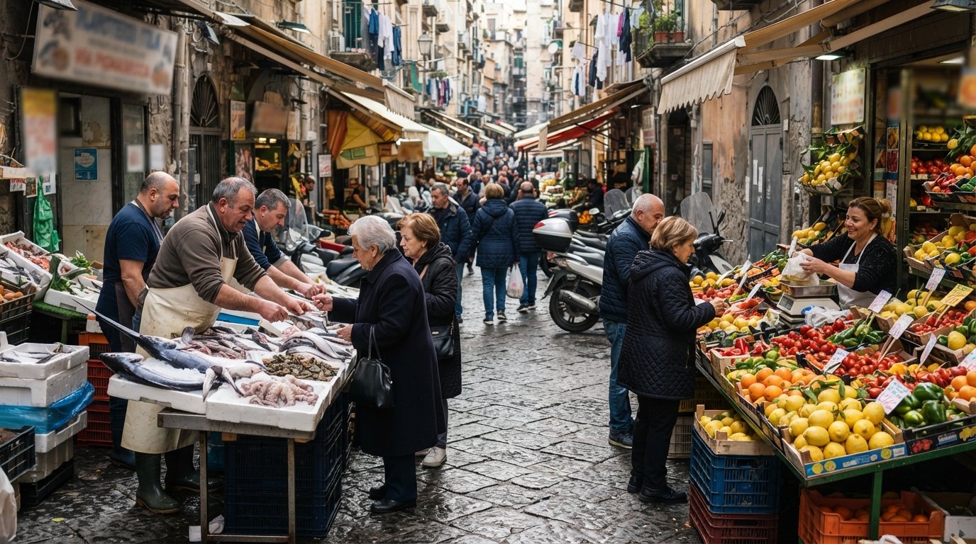 Montesanto, Naples: the market district that never lowers its voice