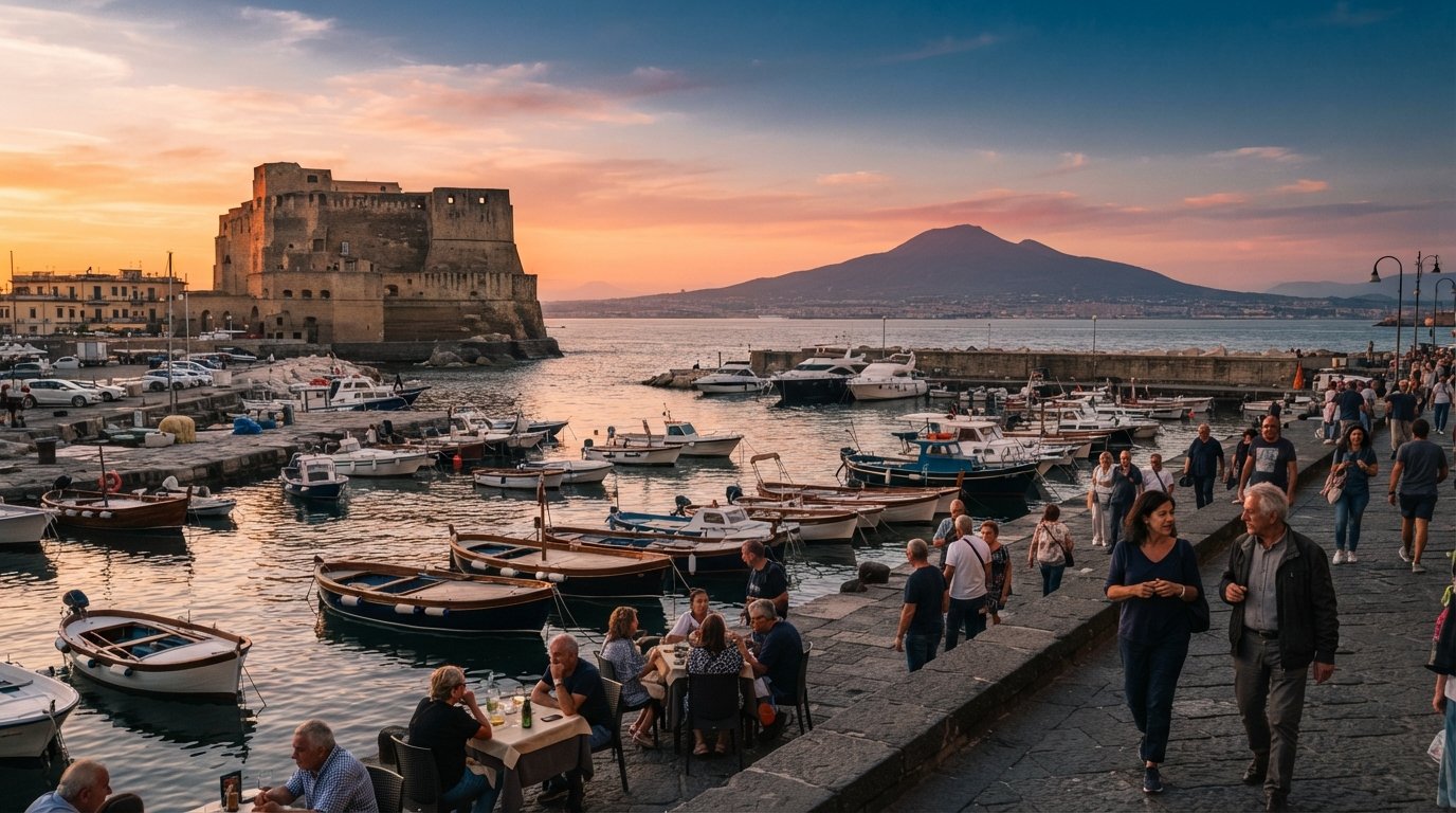 Santa Lucia, Naples: the seafront where the city turns gold